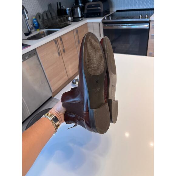 Zara Basic Collection Pointed Toe Chelsea Boots Brown Size 38 - Picture 11 of 11